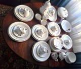 Serviciu de masa din portelan BAVARIA 54 pise Mitterteich anii &#039;60 trandafiri