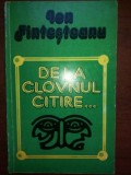 De la clovnul citire- Ion Fintesteanu