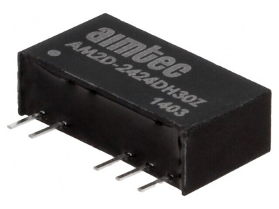 Convertor DC/DC 2W 24V -24V 21.6-26.4V foto