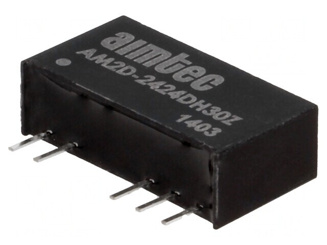 Convertor DC/DC 2W 24V -24V 21.6-26.4V