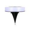 Lumină solară LED, de formă rotundă, pentru iarbă sau grădină, Impermeabilă, eMazing, Lumină albă caldă, 14.5x12.4 cm