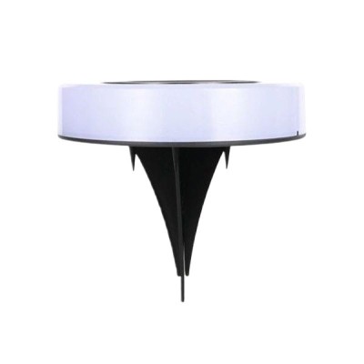 Lumină solară LED, de formă rotundă, pentru iarbă sau grădină, Impermeabilă, eMazing, Lumină albă caldă, 14.5x12.4 cm foto