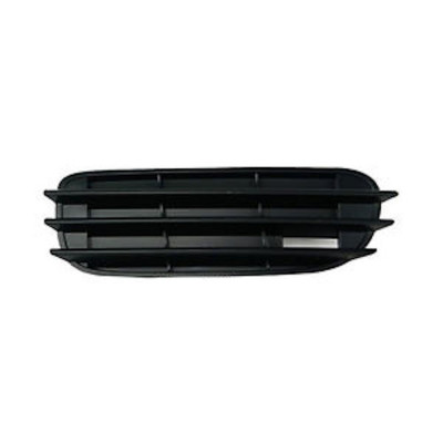 Grila bara fata Skoda Octavia 1u2/1u5, 1996-2010, parte montare partea stanga, cu gaura priza aer, fara gaura proiector, 692027-3, Aftermarket foto