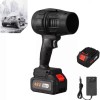 Suflanta Turbo, 2 buc. baterii, design fara fir, negru, 21V, 380W, Electric