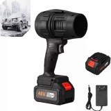 Cumpara ieftin Suflanta Turbo, 2 buc. baterii, design fara fir, negru, 21V, 380W