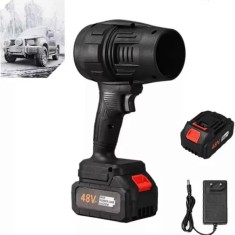 Suflanta Turbo, 2 buc. baterii, design fara fir, negru, 21V, 380W