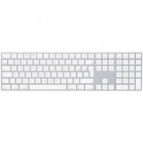 Tastatura Bluetooth Apple Magic MQ052RO/A, Tastatura numerica, Layout RO, Alb