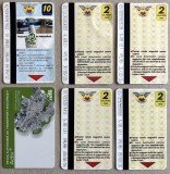 Romania 2012-2016 - Lot 5 bilete de metrou + 1 card nominal transport in comun Bucuresti, METROREX &amp; RATB