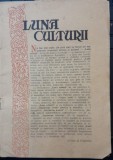 1957, Brosura evenimentului &rdquo;Luna Culturii&rdquo;, teatru, film, muzica comunism