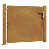 Cumpara ieftin Poarta pentru gradina, 105x80 cm, otel corten