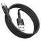 Cablu Date si Incarcare USB-A &ndash; USB-C HOCO X83 Victory, 60W, 1m, Negru/Alb