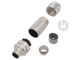 Conector M12 Mufă Tată 4 PIN Ecranat Aurit IP67 250V 4A