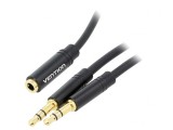Cablu Audio Jack 3.5mm 3pin 1m Negru
