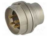 Conector M16 soclu tată lipire 4 PIN 5A 250V IP68 0,75mm2 Lumberg