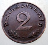 2.979 GERMANIA 2 REICHSPFENNIG 1937 D