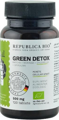 Supliment Alimentar Green Detox Bio 120cps Republica Bio foto