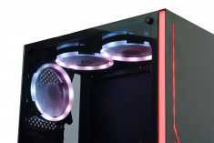 CARCASA SPACER - gaming, Middle Tower, ATX, &amp;quot;BRIGHT&amp;quot;, fara sursa, sticla securizata, 4 x fan,HUB si telecomanda, USB 2.0 x 1, USB 3.0 x 2, &amp;quot;SP-GC-BRIG foto