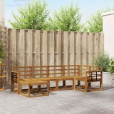vidaXL Set canapele gradina 6 piese lemn acacia masiv natural rezistent intemperii modular confort