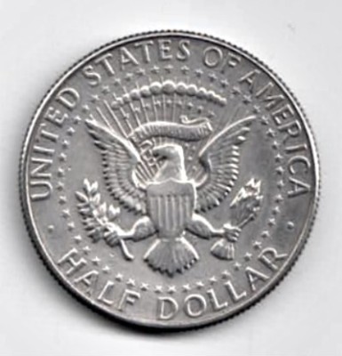 SUA HALF DOLLAR 1965 ARGINT STARE FF BUNA foto