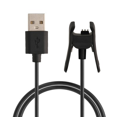 Cablu alimentare USB Kwmobile pentru Garmin Vivosmart 4, Negru, Plastic, KWM000024UD001C foto