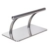 Suport Picioare Scaun Coafor Beauty Sys, Crom, 36x20x19 cm, Argintiu, Otel
