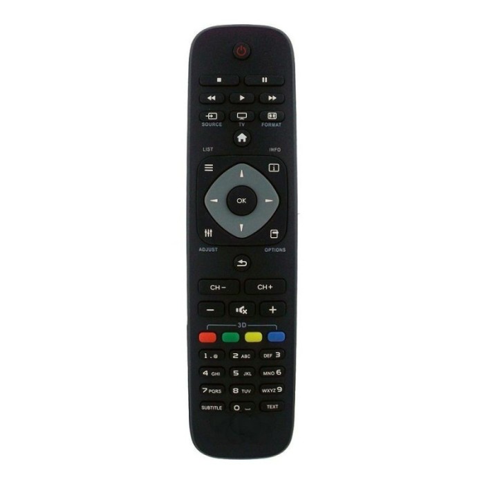 Telecomanda dedicata elSales RM-L-1125 pentru televizoarele Philips LCD , LED , negru