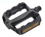 Pedale Aluminiu VP Components Negre, 101x79mm, 368g, Catadioptri Omologate, Piese Moto