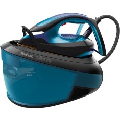 Statie de calcat TEFAL Express Vision SV8151E0, 2800W, 500g/min, 1800ml, talpa Durilium, albastru-negru