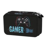 Penar echipat PC04 St. Right Blue Gamer, 2 compartimente