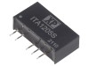 Convertor DC/DC XP POWER 1W 12V la 5V/-5V, Model ITA1205S, THT SIP, 0.1A