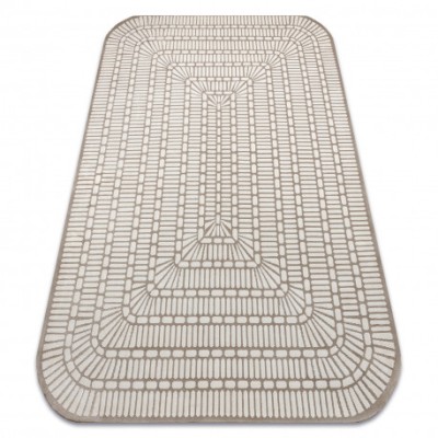 Covor PEARL 53132B bej / cremă - Geometric exclusiv, structural, 192x290 cm foto
