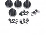 Set 4 butoane universale negre aragaz