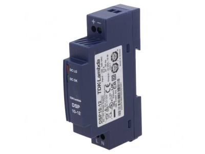 Alimentator pulsatoriu șină DIN 10W 12V 830mA foto