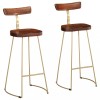 VidaXL Scaune de bar 2 buc 49x43x103 cm lemn masiv de mango 4013518