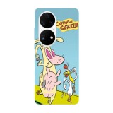 Husa compatibila cu Huawei P40 Pro model Cow and Chicken, Silicon, TPU, Viceversa