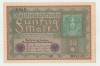GERMANIA - 50 MARK MARCI 1919 , B1.18
