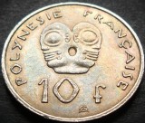 Cumpara ieftin Moneda exotica 10 FRANCI - POLINEZIA FRANCEZA, anul 2009 * cod 865, Australia si Oceania