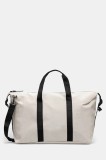 Rains geantă Hilo Weekend Bag W3 culoarea bej, 14200.103