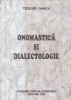 Onomastica si Dialectologie