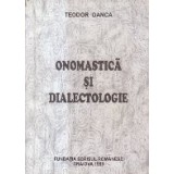 Onomastica si Dialectologie