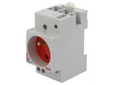 Soclu E 250VAC 10A pentru şină DIN