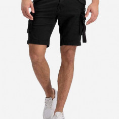 Alpha Industries pantaloni scurți Special OPS bărbați, culoarea negru 106254.03-black