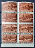 ROMANIA 1951 - Circuitul ciclist RPR - LP 281a - Tete-beche in bloc de 4 MNH**, Sport, Nestampilat