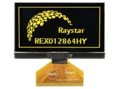 Afișaj OLED Grafic 2,42&quot; 128x64 Galben RAYSTAR REX012864HYPP3N00000