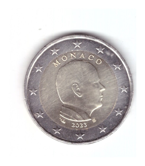 Moneda 2 euro Monaco 2023, din fisic