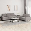 VidaXL Set de canapele, 2 piese, gri taupe, material 3201905