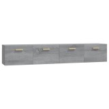 Cumpara ieftin Dulapuri perete 2 buc. gri sonoma 100x36,5x35cm lemn prelucrat