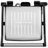 Gratar electric George Foreman Flexe Grill 26250-56, 1800 W, Panini, Plita, Reduce grasimile, Argintiu