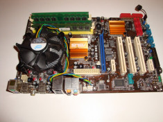 Placa de baza asus + procesor inte core 2 quad Q9300 DDR2 8gb foto