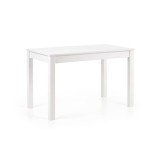 Cumpara ieftin Masa bucatarie si living HM Ksawery, cadru MDF, blat PAL, 4 persoane, 120x76 cm, alba